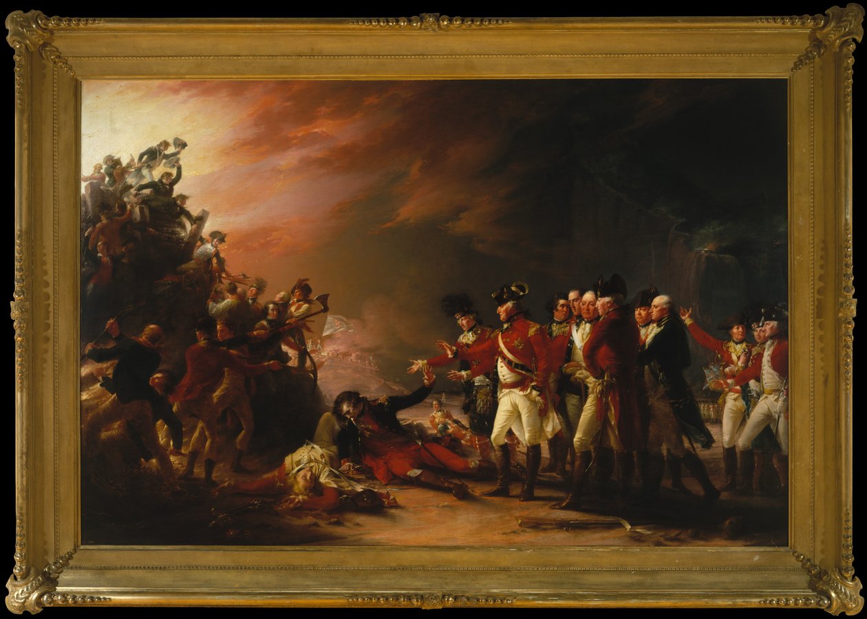 The Sortie من صنع حامية جبل طارق ، 1789 بواسطة جون ترمبل