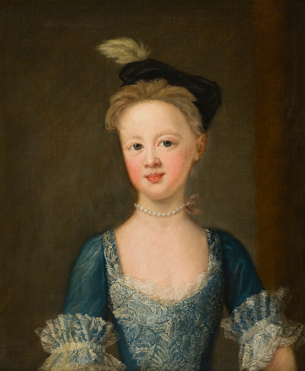 صورة للملكة جمال ديانا بريدجمان (1726-1764) في سن مبكرة ، 1730-39 (زيت على قماش) بواسطة جون فاندربانك