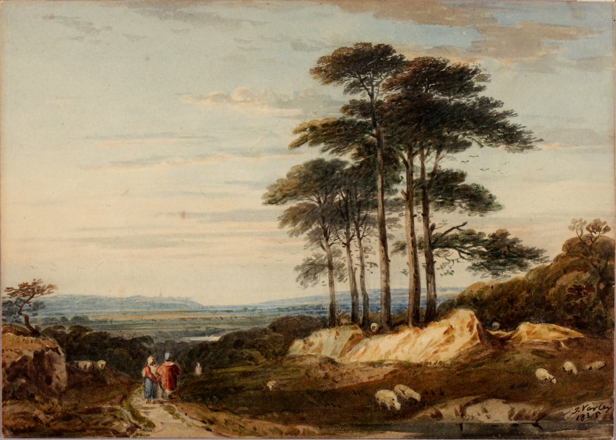 المناظر الطبيعية ، 1835. بواسطة جون فارلي الأول
