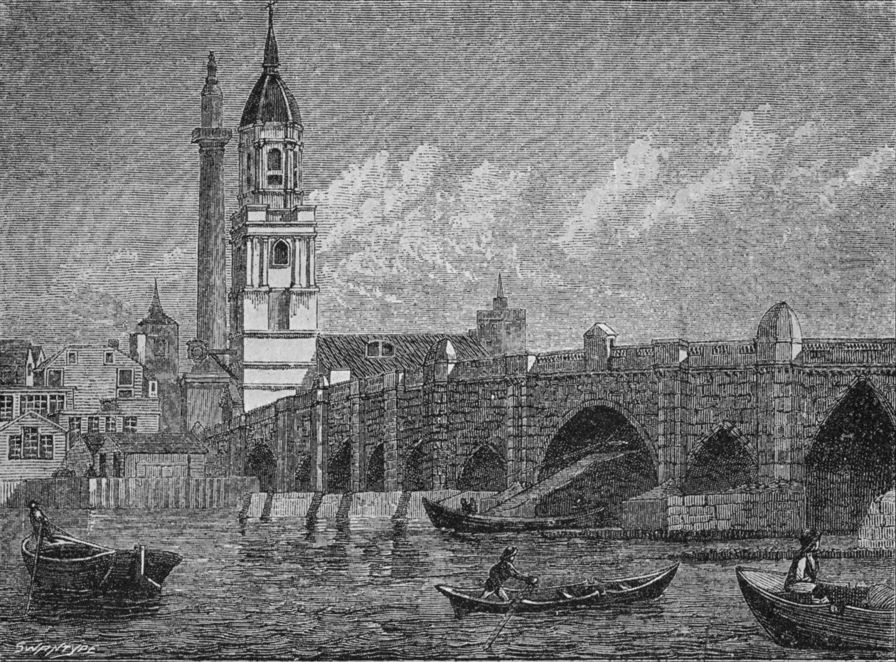 جسر لندن ، 1796 ، 1903 بواسطة جون ووكر