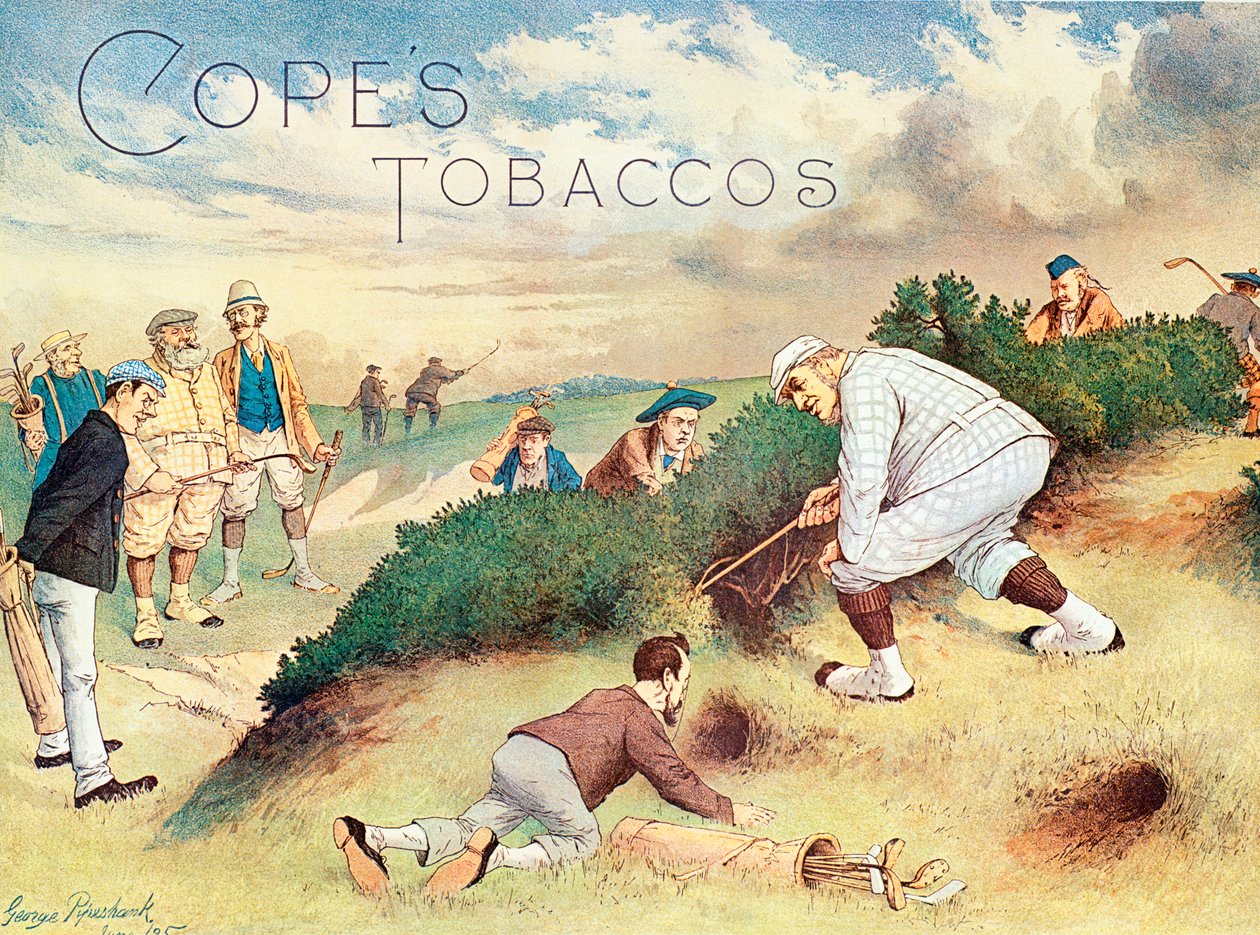 إعلان ساخر عن Cope's Tobaccos ، c1890s بواسطة جون والاس