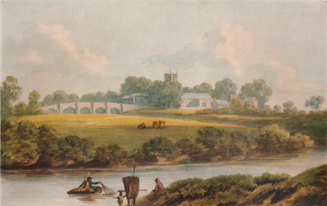 بانجور Is-y-Coed ، دينبيشاير ، c1795 بواسطة جون وارويك سميث