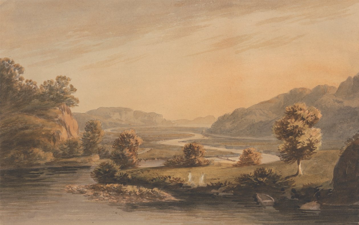 بالقرب من Pont Aberglaslyn بواسطة جون وارويك سميث