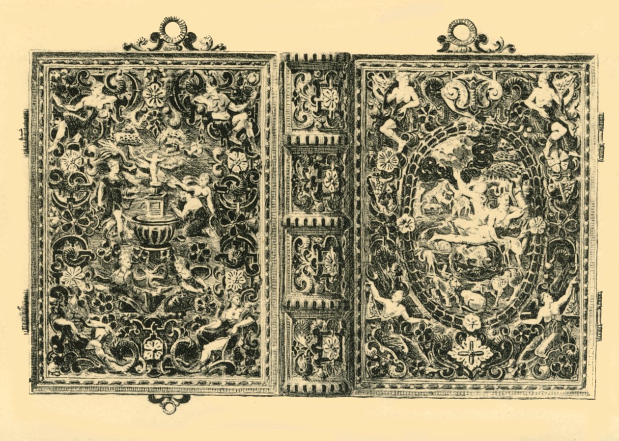 غلاف الكتاب الذهبي ، القرن التاسع عشر ، 1881. بواسطة جون واتكينز