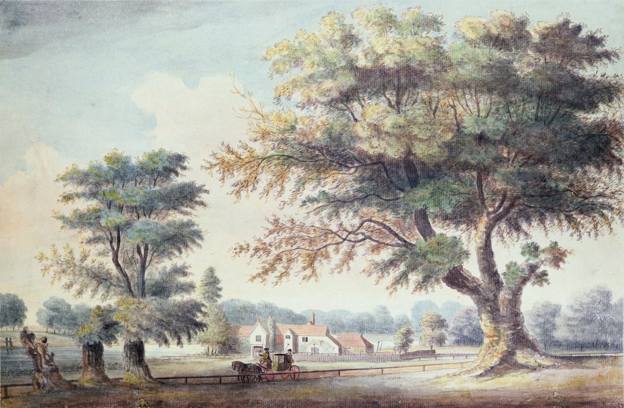 البيت القديم تشيز كيك ، شمال سربنتين ، 1786 بواسطة جون وايت