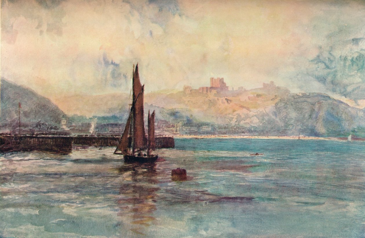 دوفر-المساء ، c1895 بواسطة جون وليام بوكستون نايت