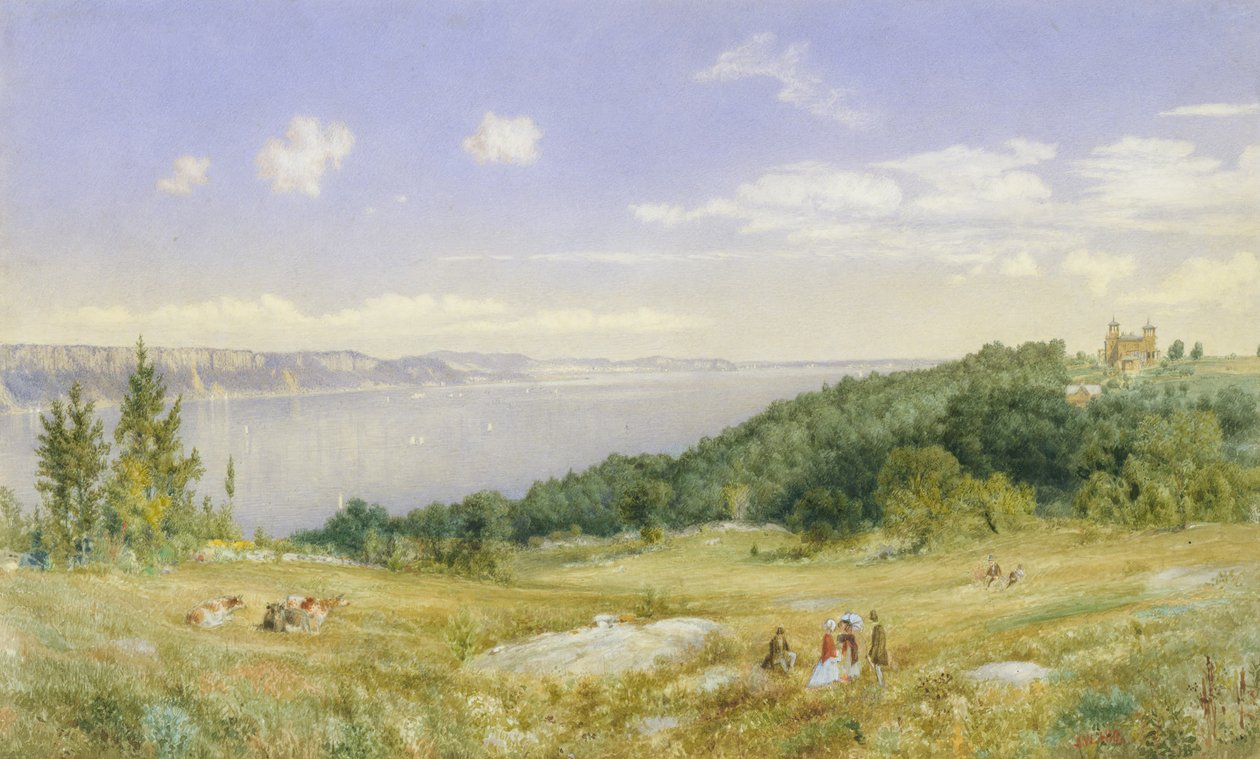 Palisades ، كاليفورنيا. 1870. بواسطة جون وليام هيل