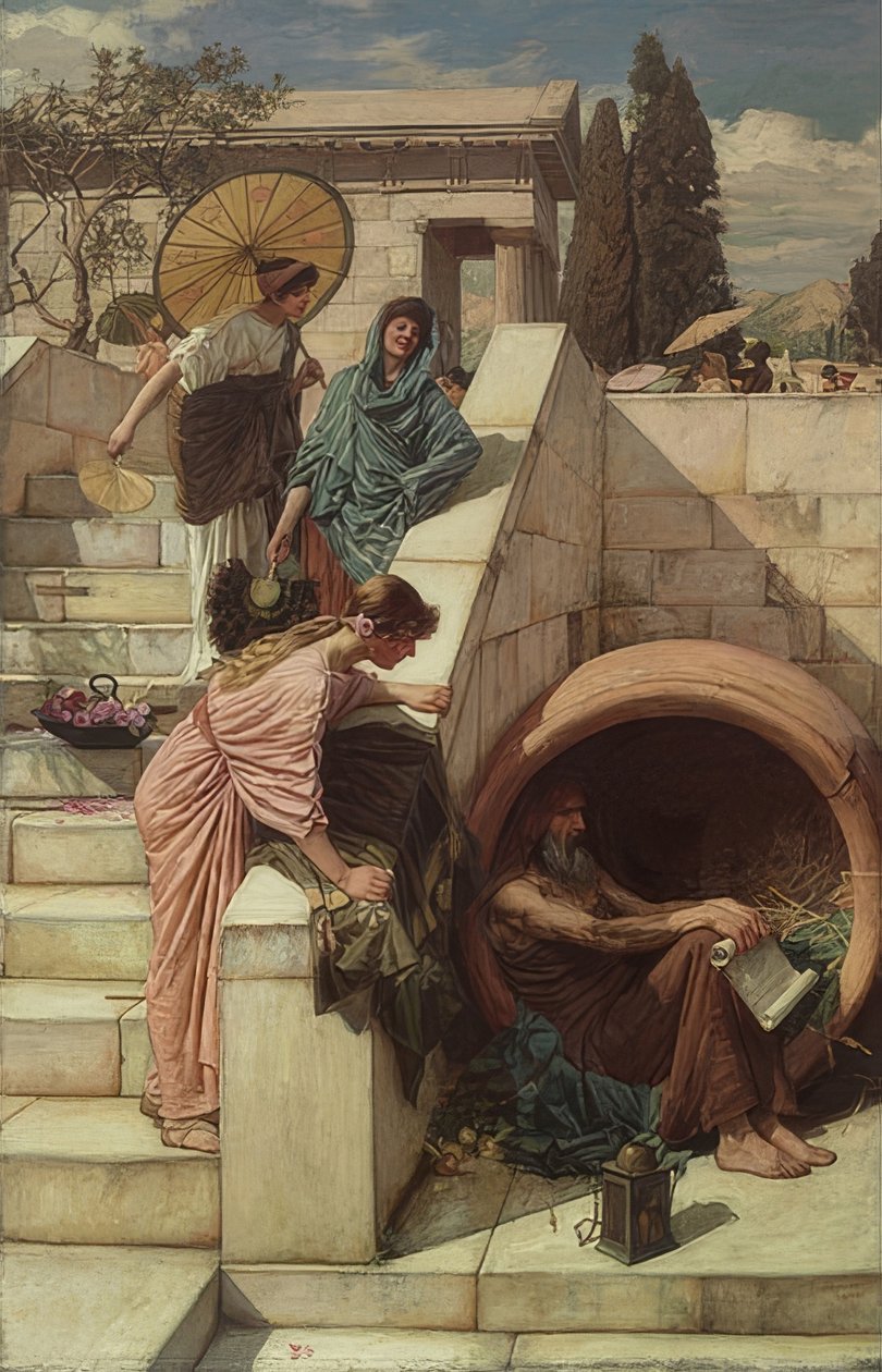 Diogenes. 1882 بواسطة جون وليام ووترهاوس