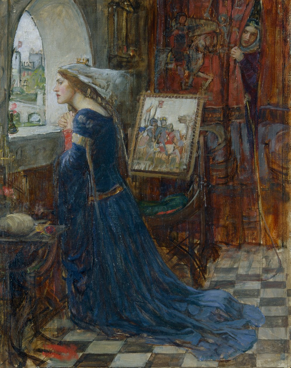 "Fair Rosamund" ، 1916 بواسطة جون وليام ووترهاوس