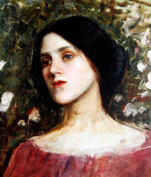 The Rose Bower ، حوالي عام 1910 (زيت على قماش) بواسطة جون وليام ووترهاوس