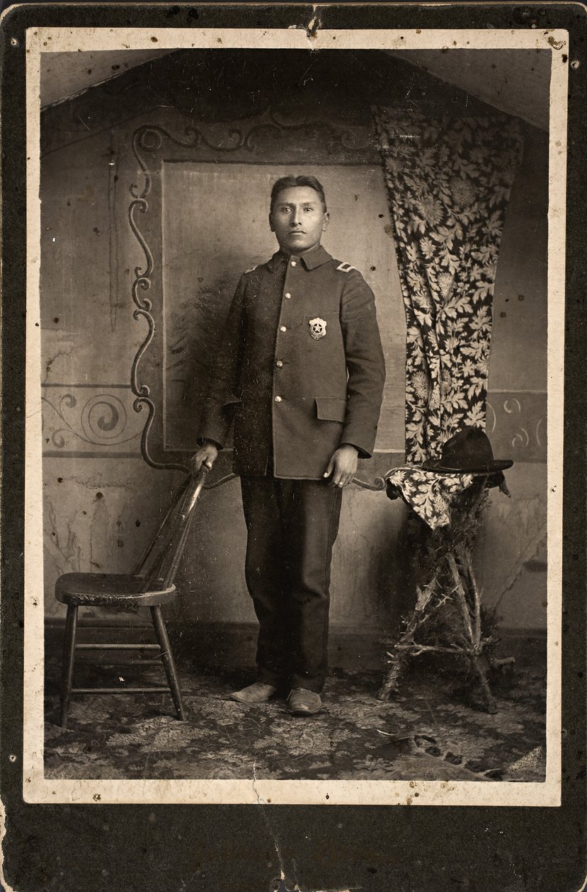 جون هينشكا ، شيري كريك ، داكوتا الجنوبية ، 1890 (طبعة زلال) بواسطة جونسون براذرز