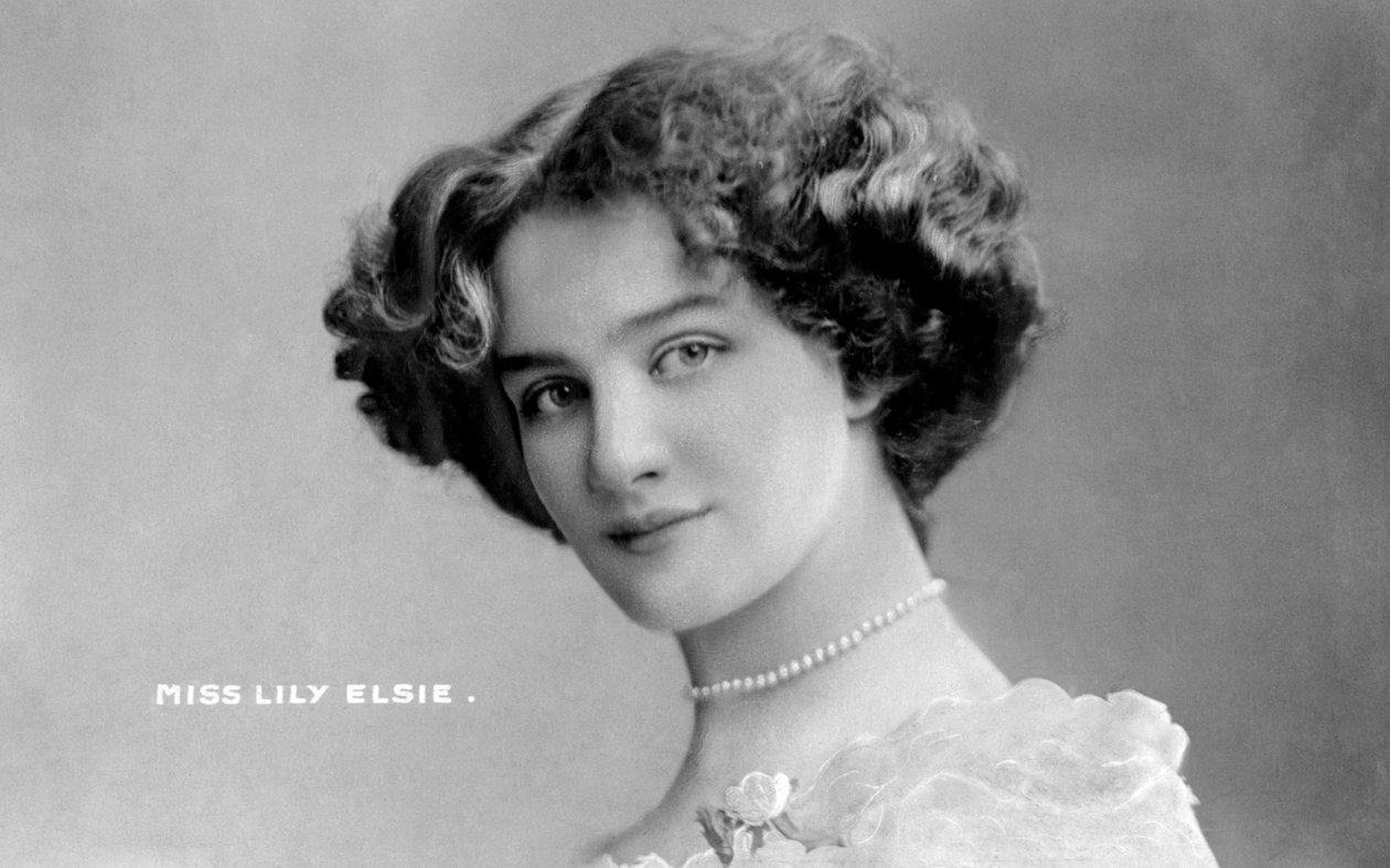 ليلي إلسي 1886-1962 ، ممثلة إنجليزية ، أوائل القرن العشرين. بواسطة جونستون وهوفمان