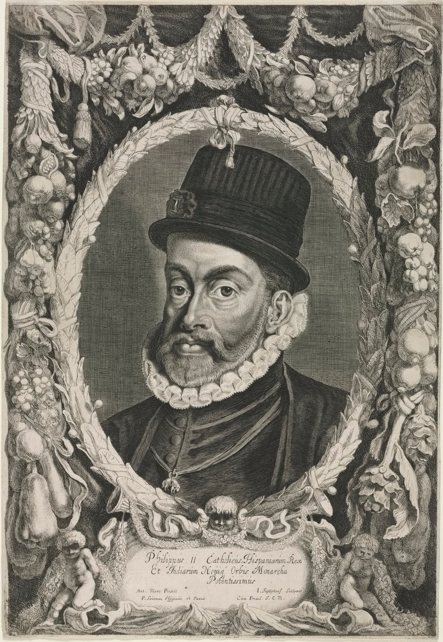 صورة فيليب الثاني ، ملك إسبانيا ، 1644. بواسطة جوناس سويديرهوف
