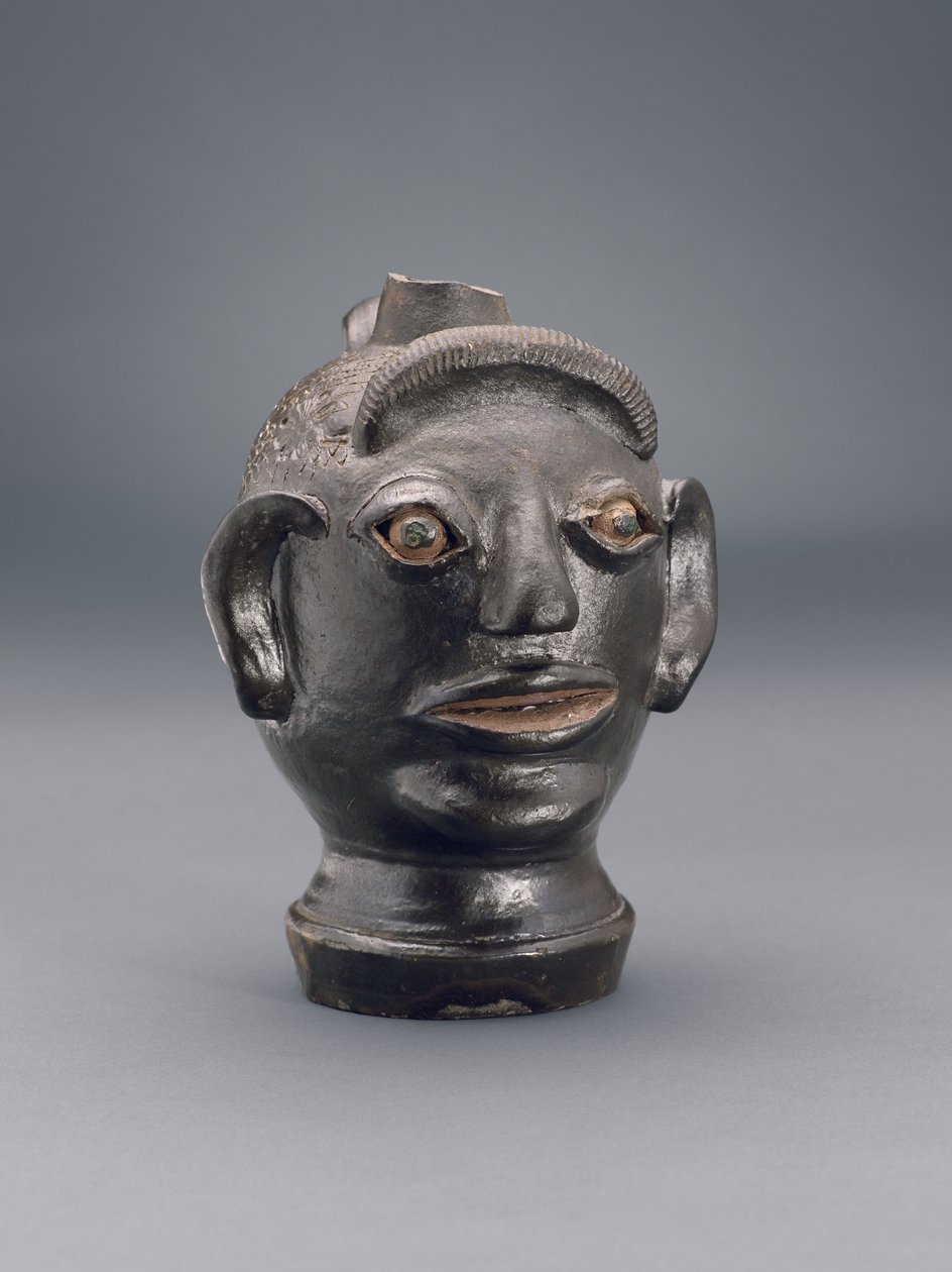 إبريق (على شكل رأس إنسان) ، 1810-1840 (أدوات حجرية) بواسطة جوناثان فنتون
