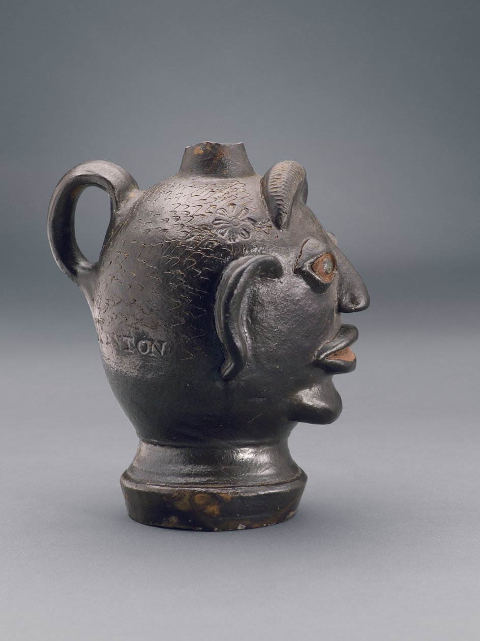إبريق (على شكل رأس إنسان) ، 1810-1840 (أدوات حجرية) بواسطة جوناثان فنتون