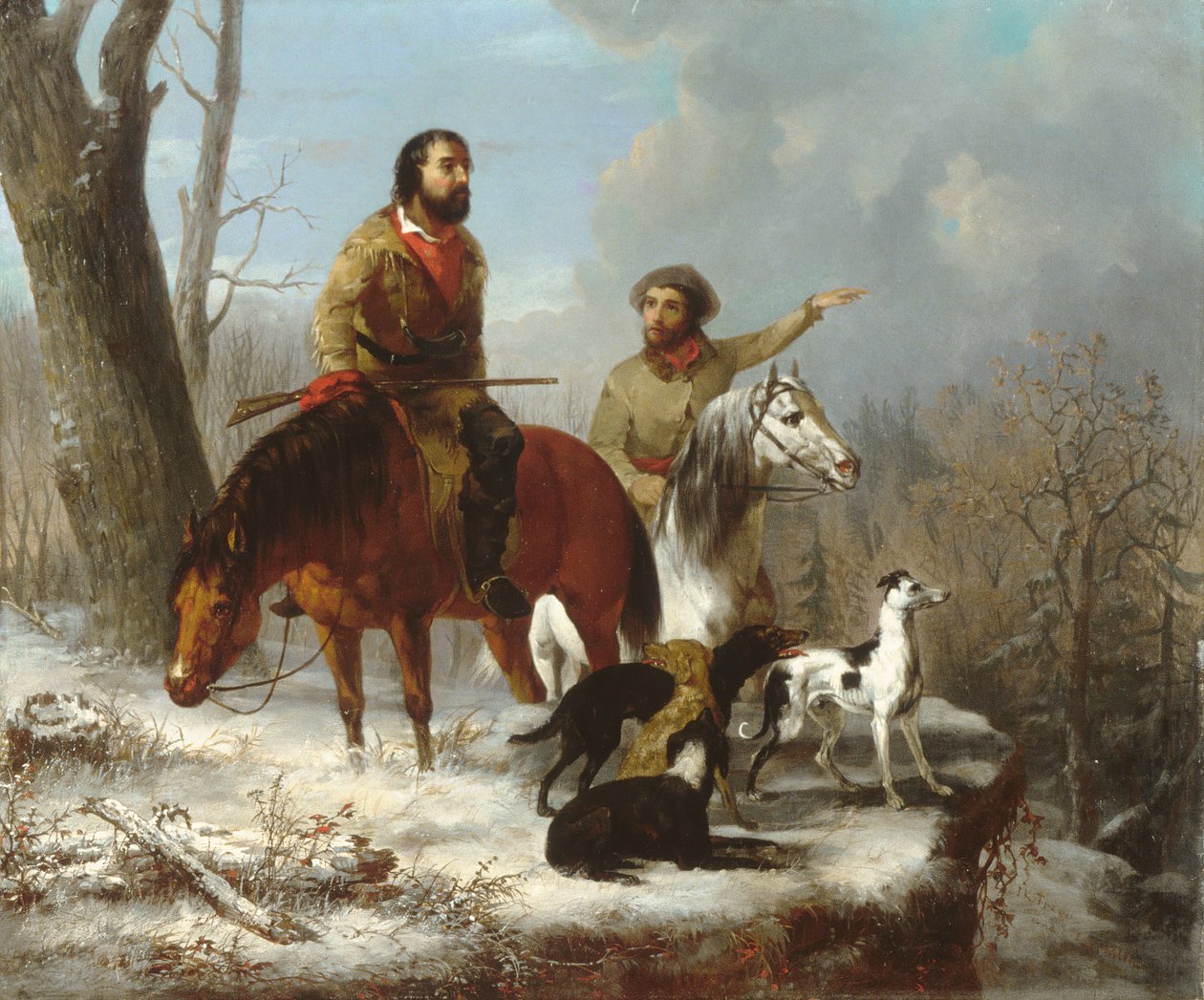الصيادون ، كاليفورنيا. 1855 بواسطة جوناثان ك تريجو