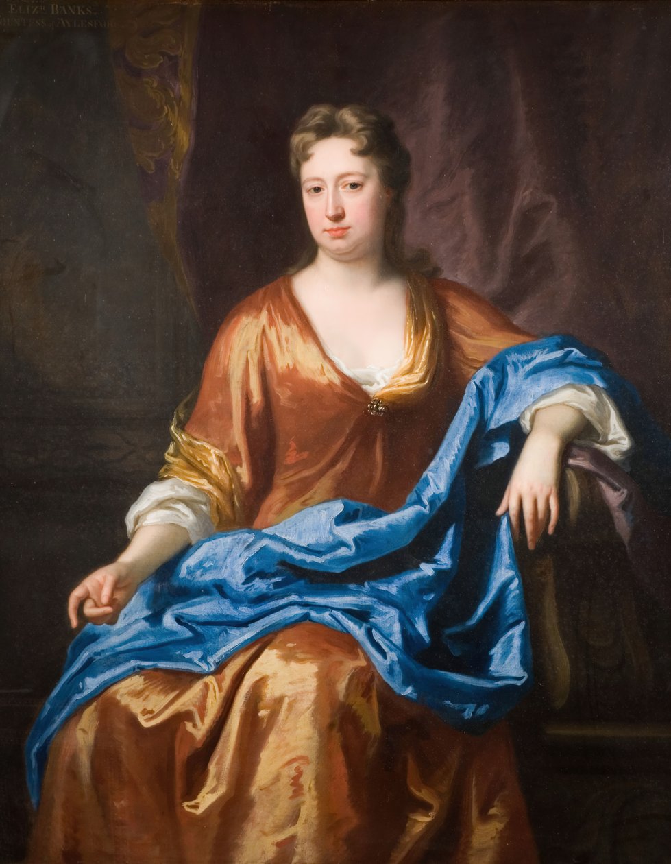 صورة إليزابيث الكونتيسة الأولى لأيلسفورد 1720. بواسطة جوناثان ريتشاردسون الأكبر