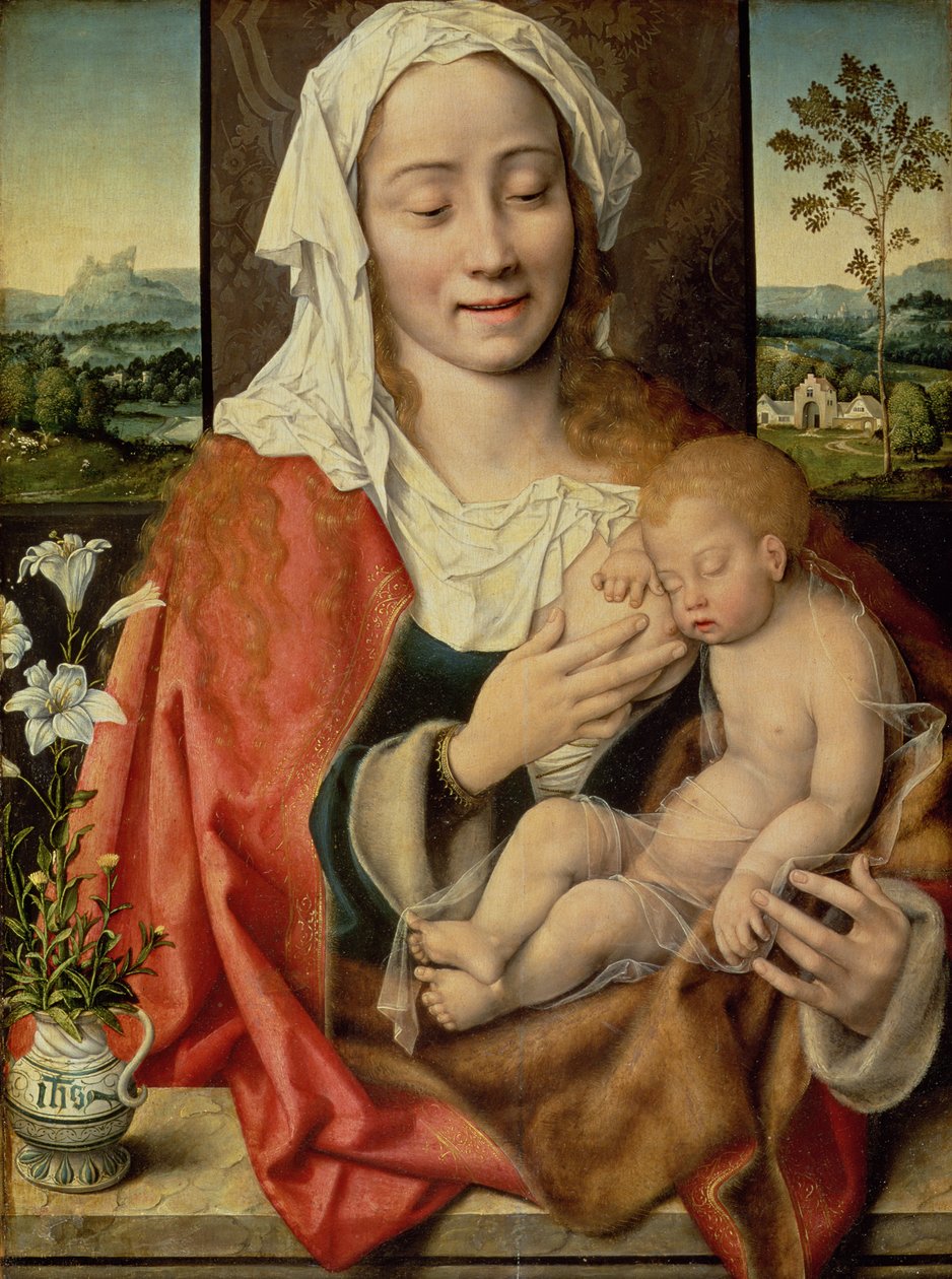 مادونا والطفل ، c.1525-30 بواسطة جوس فان كليف