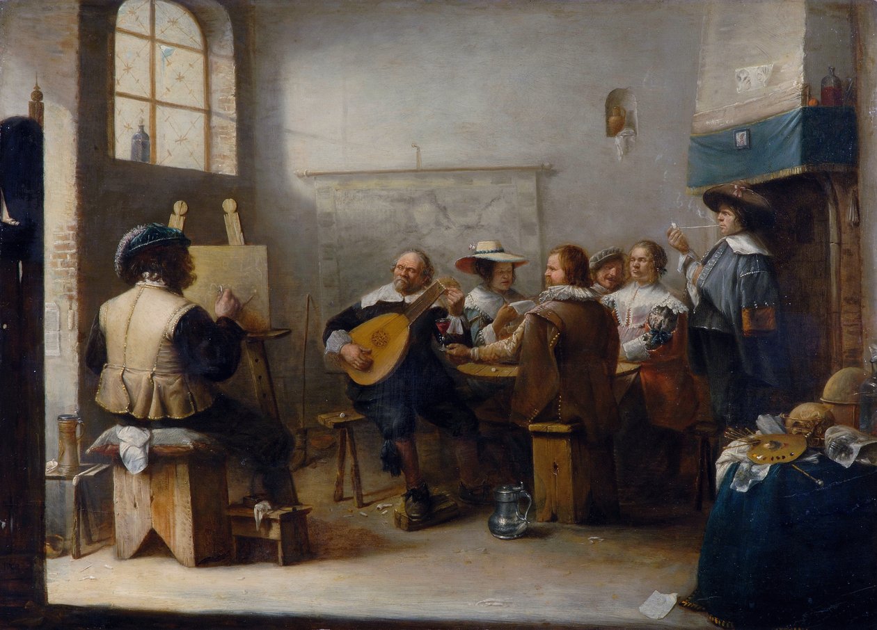 استوديو الرسام بواسطة Joos van Craesbeeck