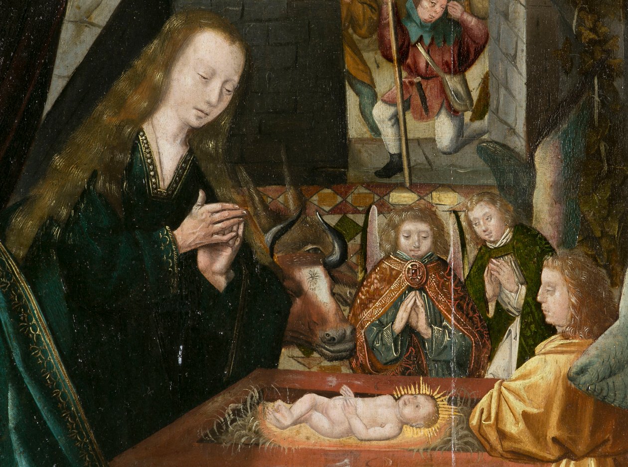 لوحة ثلاثية بيت لحم ، حوالي 1540 (رسم على الخشب) بواسطة Joos van (Attr. To) Cleve