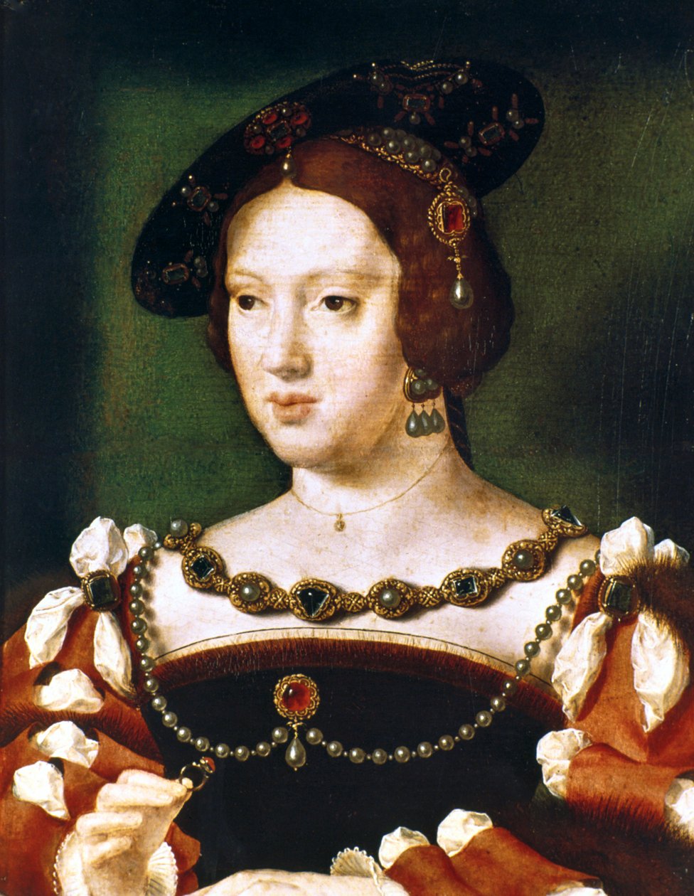 صورة إليانور ، ملكة فرنسا ، c1530-1540 بواسطة جوس فان كليف