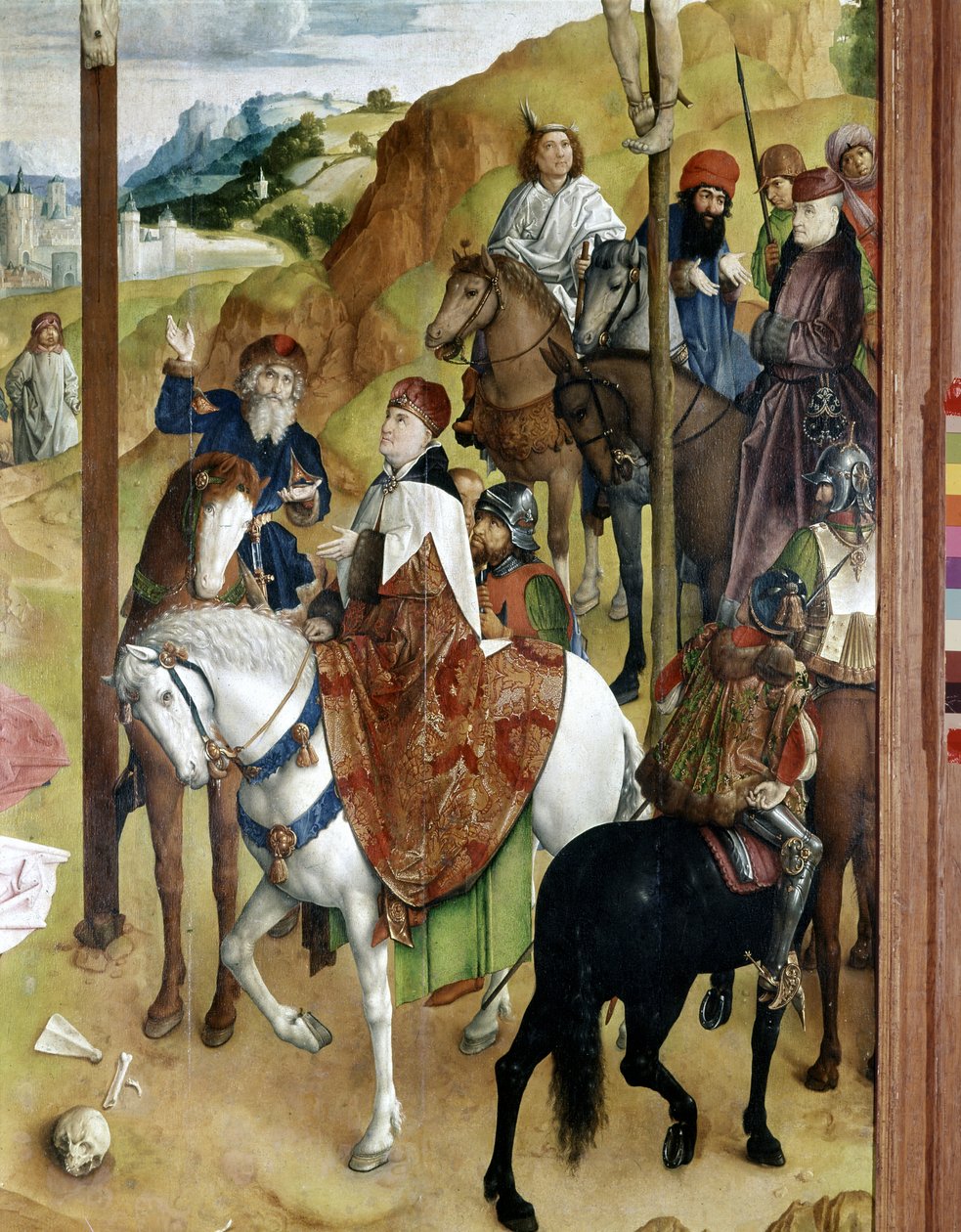 بالثلاثي من صلب غينت بواسطة Joos van Gent (fl. 1460 75)