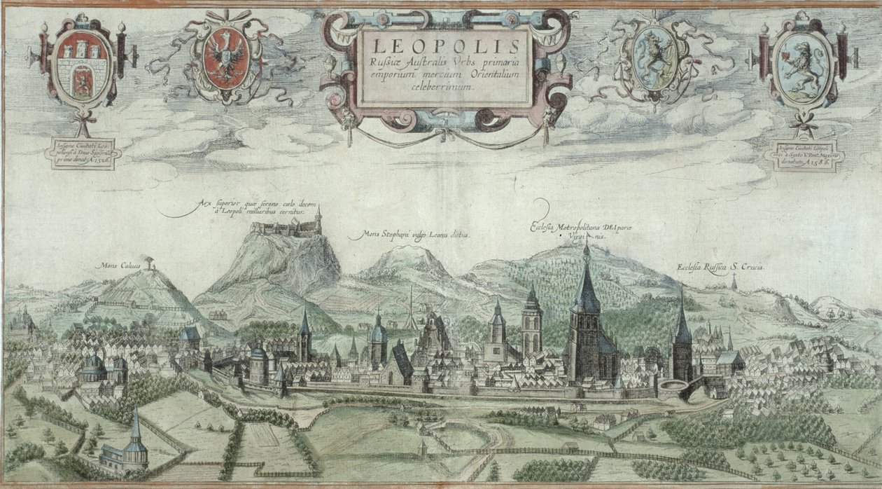 منظر لفيف ، من "العالم" بواسطة براون (1541-1622) وفرانز هوغنبرغ (1535-90) بواسطة جوريس هوفناجل