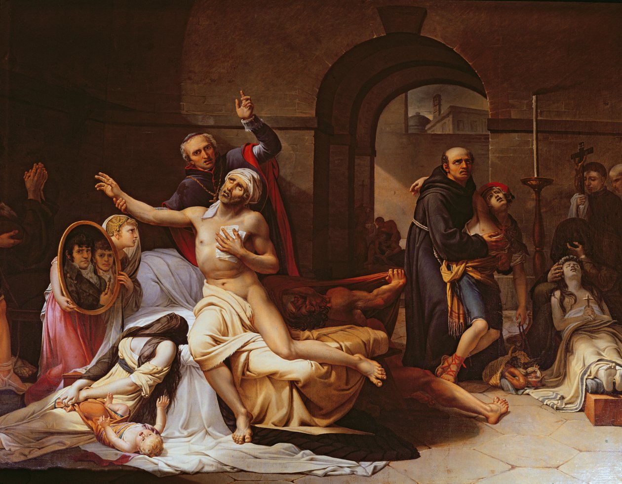 وباء الحمى الصفراء في فالنسيا ، حوالي 1806 بواسطة خوسيه أباريسيو