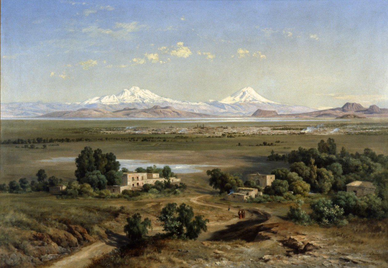 منظر للمكسيك عام 1905 من تلة غوادالوبي ، 1905 بواسطة خوسيه ماري فيلاسكو