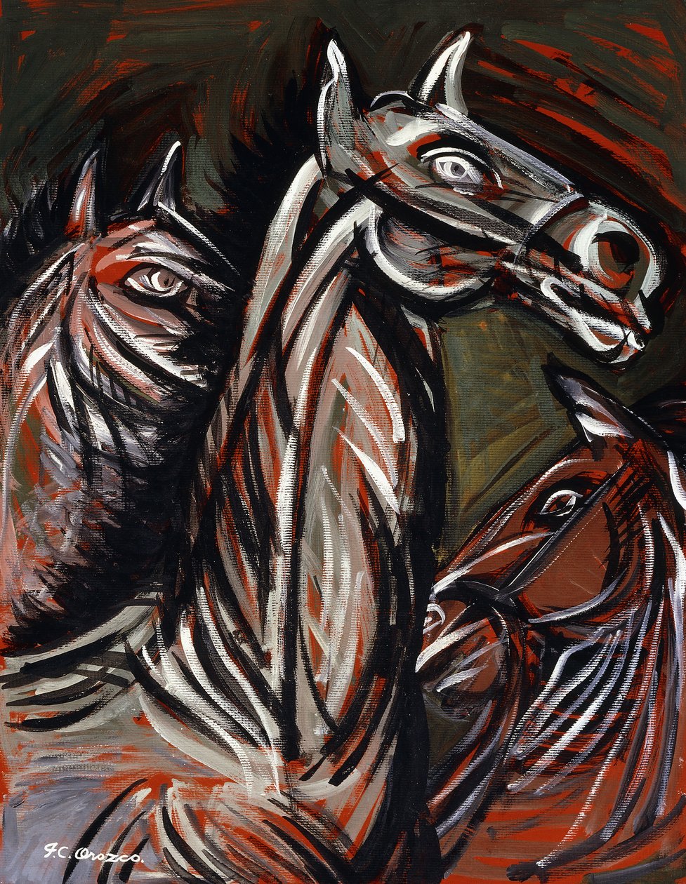 خيل؛ خيل بواسطة خوسيه كليمنتي أوروزكو