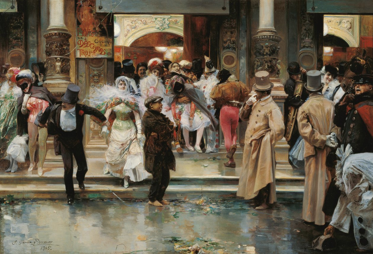 ترك الكرة المسكرة - غارسيا وراموس ، خوسيه (1852-1912) - 1905 - زيت على قماش - 70.5x104.1 - متحف كارمن تيسن ، ملقة بواسطة خوسيه جارسيا راموس