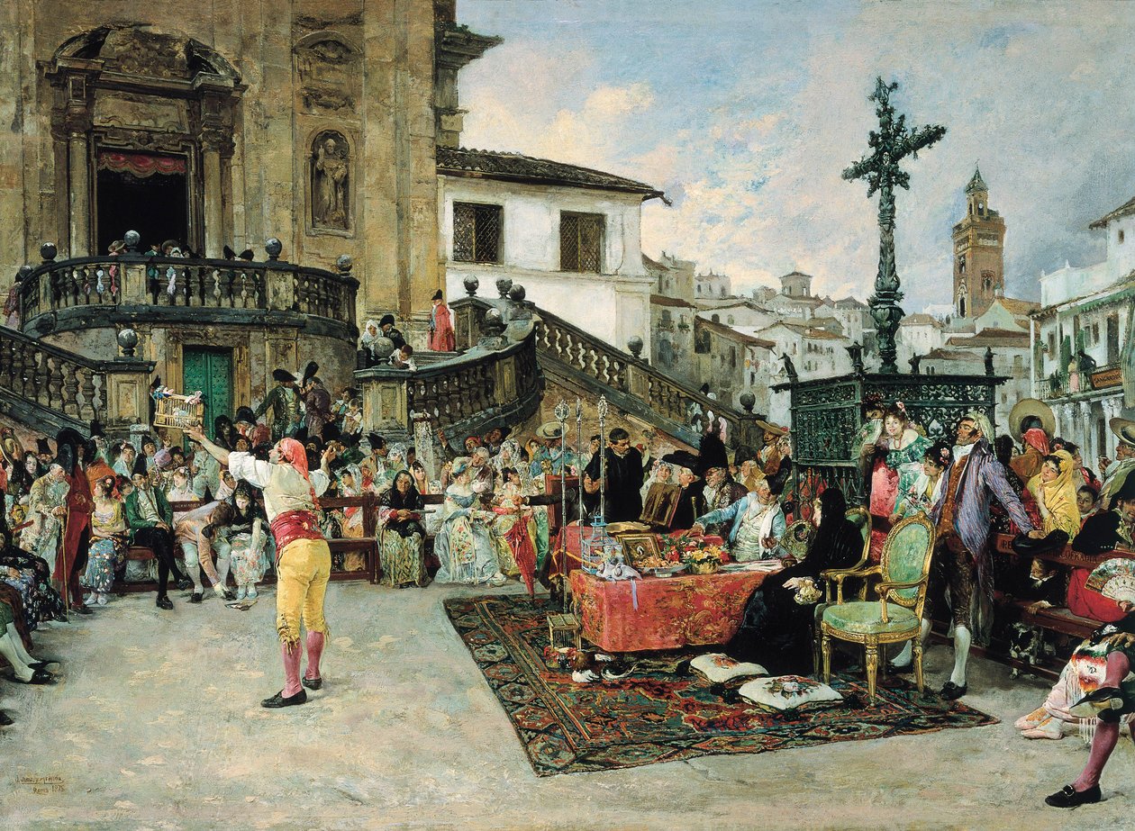 سحب القديسين ، رسم خوسيه خيمينيز أراندا بواسطة خوسيه خيمينيز أراندا