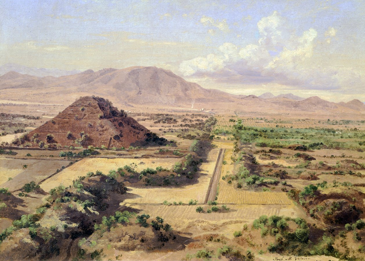 The Pyramid of the Sun in Teotihuacan, Mexico بواسطة خوسيه ماريا فيلاسكو