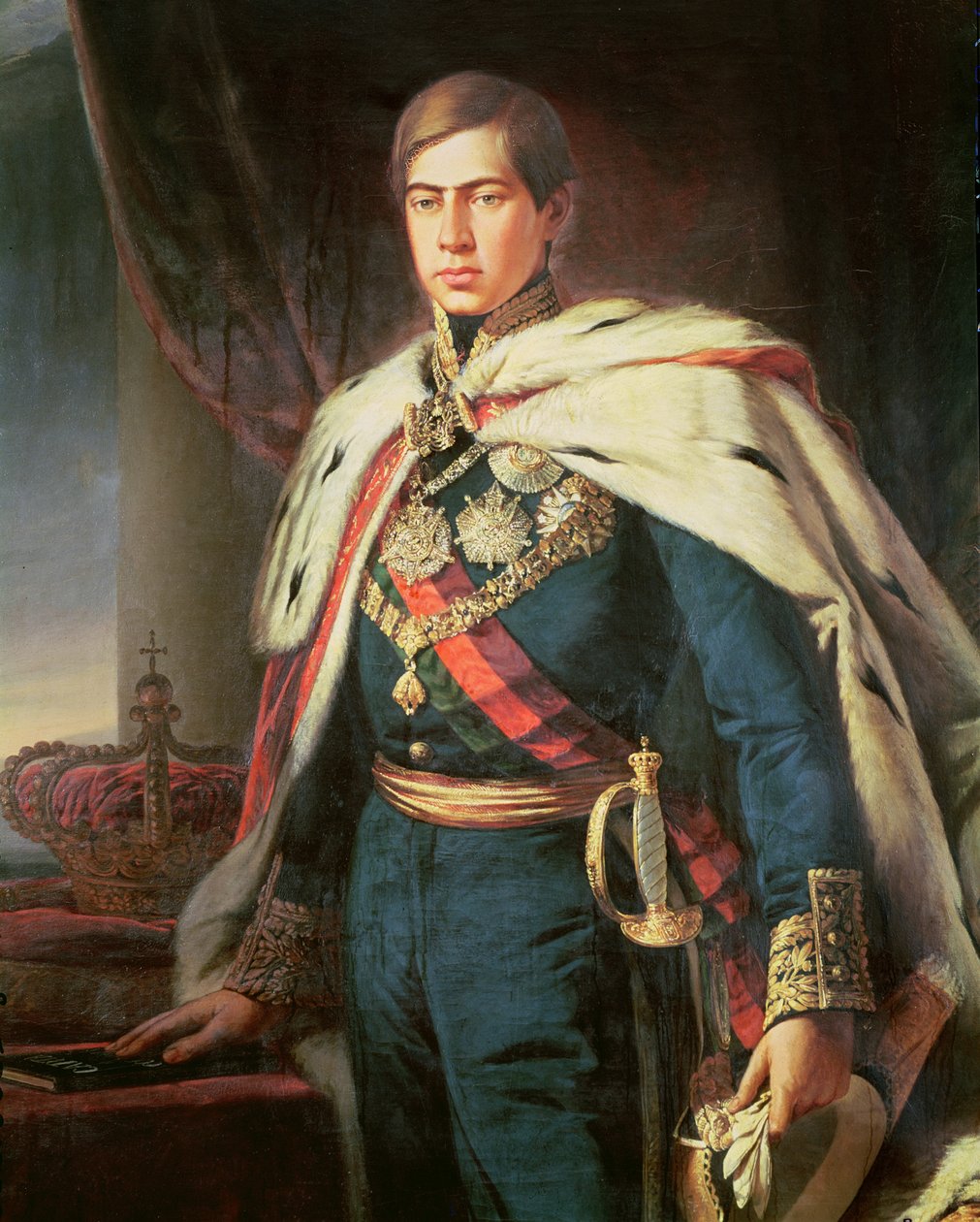 ملك البرتغال بيتر الخامس (1837-1861) البرتغالي (التفاصيل) بواسطة خوسيه رودريغز