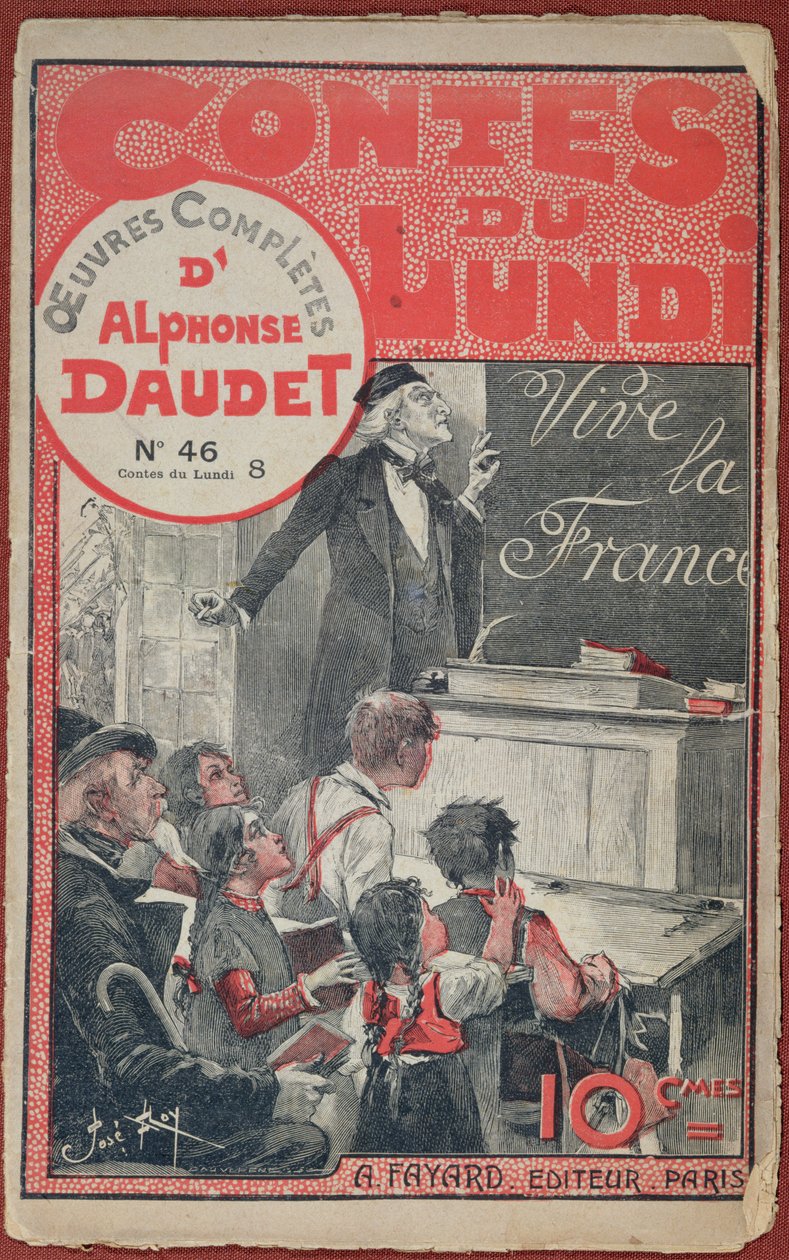 غلاف كتاب "Les Contes du Lundi" لألفونس داوديت (1840-1897) بواسطة خوسيه روي
