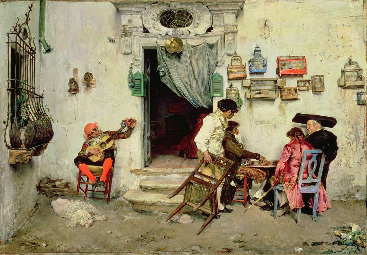 متجر فيجارو ، 1875 بواسطة خوسيه جيمينيس أراندا