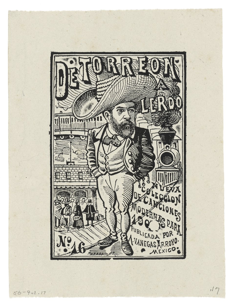 De Torreón a Lerdo ، c.1905 ، طُبع عام 1942 (نقش) بواسطة خوسيه غوادالوبي بوسادا