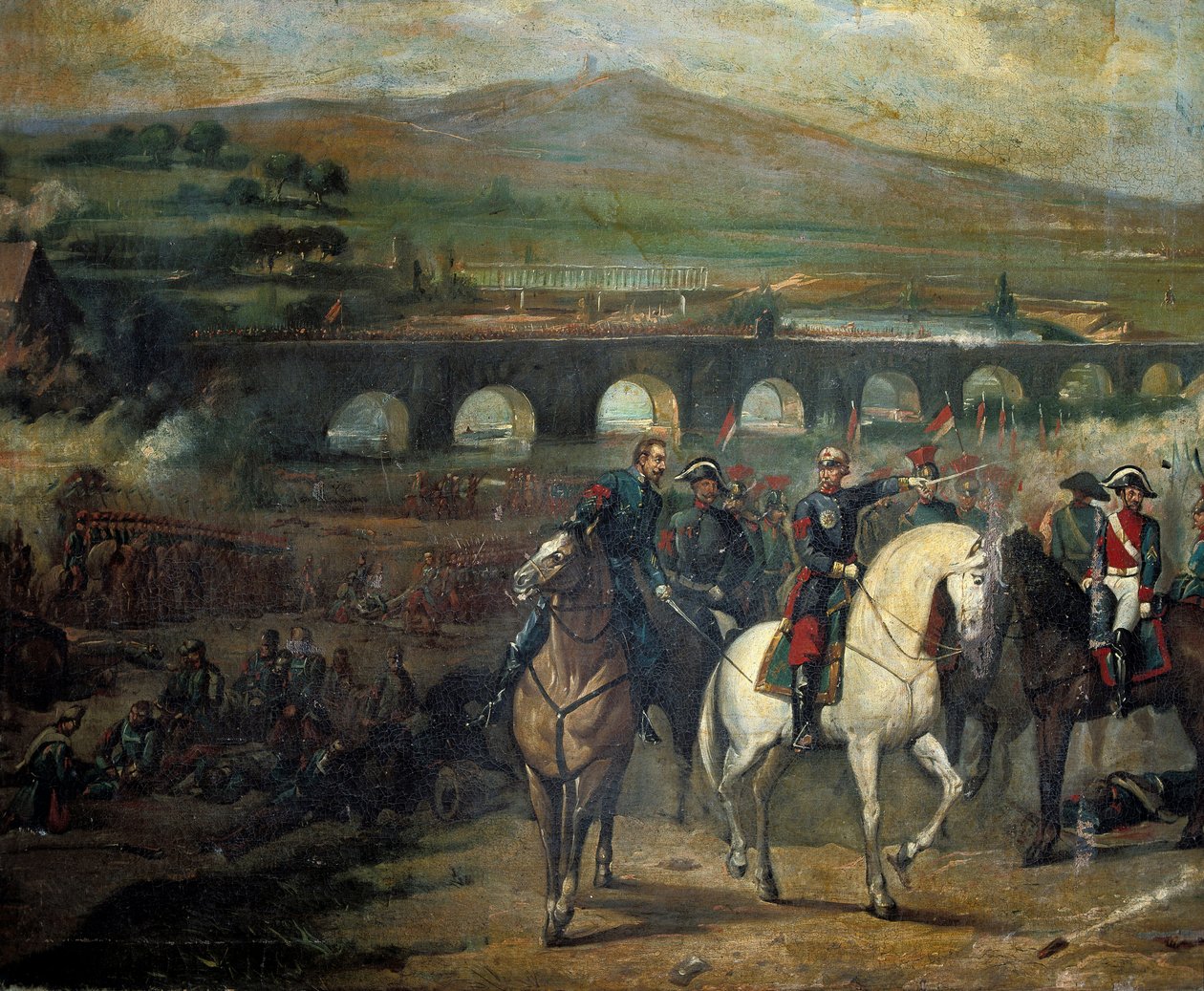 معركة الكوليا بالقرب من قرطبة ، 20 سبتمبر 1868 بواسطة خوسيه ماريا رودريجيز دي لوسادا