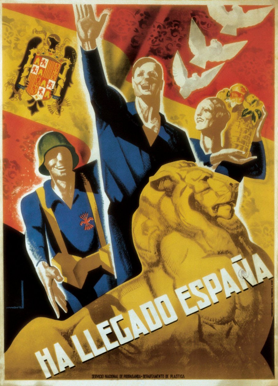 الحرب الأهلية الإسبانية (1936-1939): وصلت إسبانيا ، ج. 1936-1939 (ملصق) بواسطة خوسيه موريل