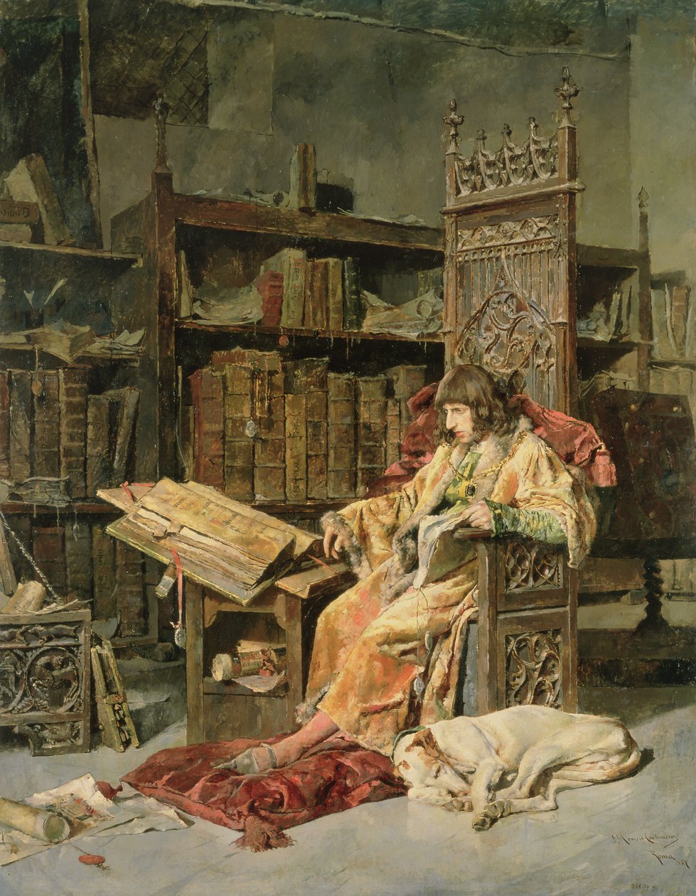دون كارلوس دي فياناد (1421-61) 1881 بواسطة خوسيه مورينو كاربونيرو