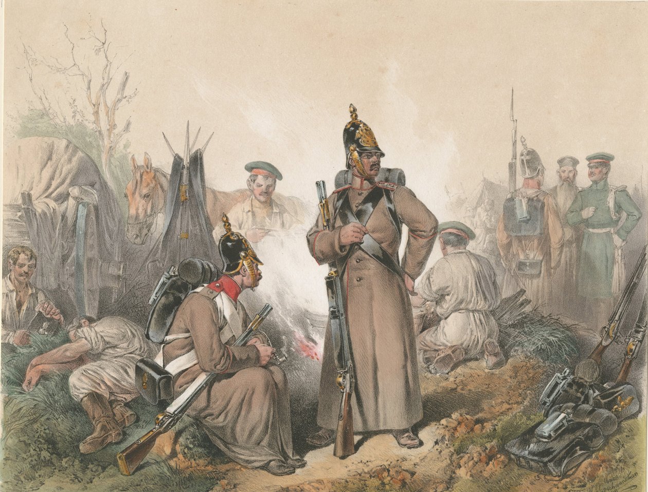مشهد من حرب الاستقلال في المجر عام 1849 ، كاليفورنيا. 1849 بواسطة جوزيف انطون ستراجزشفانتنر