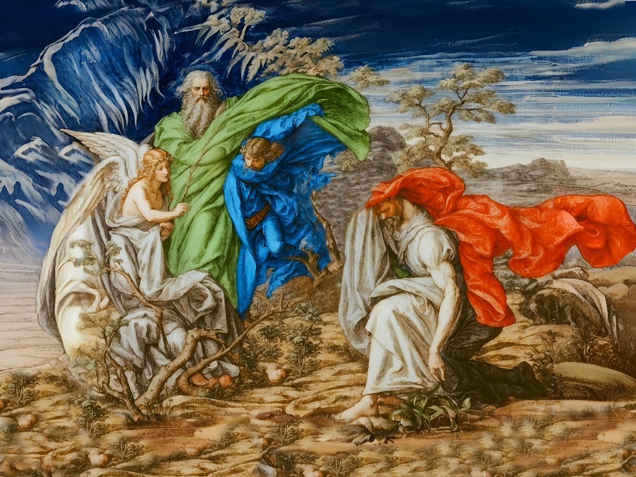 A2_Exodus_04_شجيرة مشتعلة بواسطة جوزيف جوهان مايكل