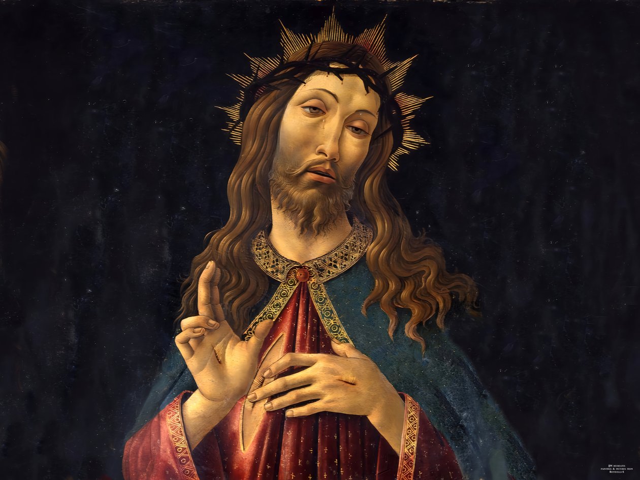 JJM-recreate_Botticelli-S_Jeus Christus the Redeemer بواسطة جوزيف جوهان مايكل