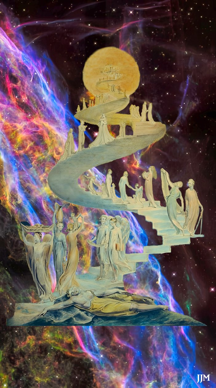 إعادة إنشاء JJM: Blake-W_Jakobs Traum+JWST بواسطة جوزيف جوهان مايكل
