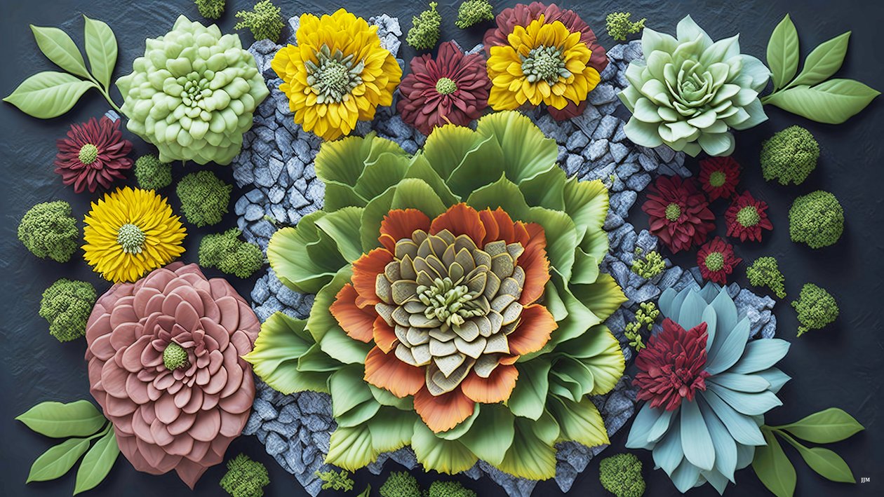 ماندالا: Kalanchoe Elements_01 بواسطة جوزيف جوهان مايكل