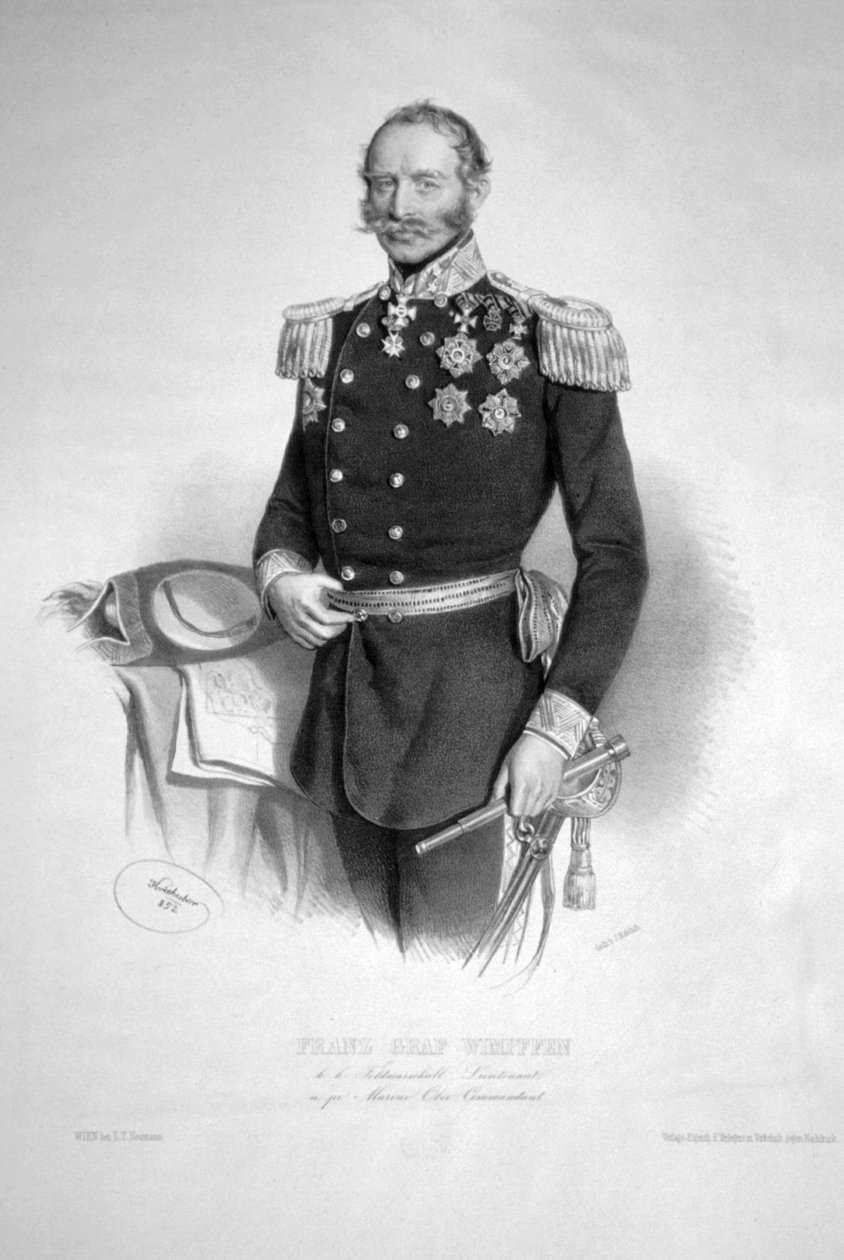 فرانز كونت ويمبفن 1852 ليثو 1852 بواسطة جوزيف كرييهوبر
