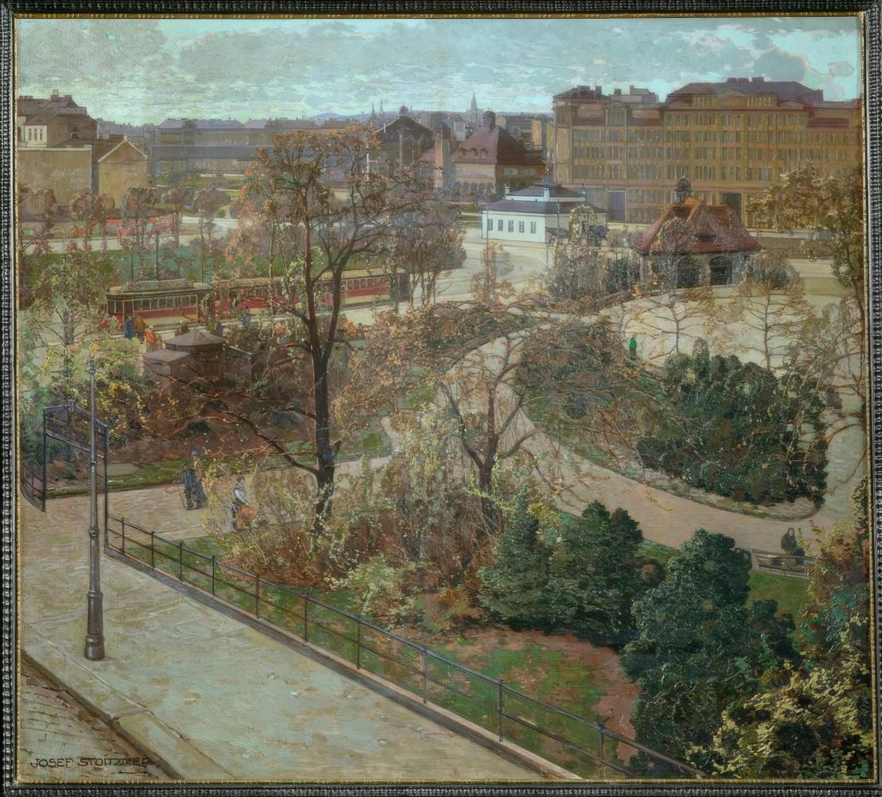 Sankt Johanns Park في أوائل الربيع بواسطة جوزيف ستويتزنر