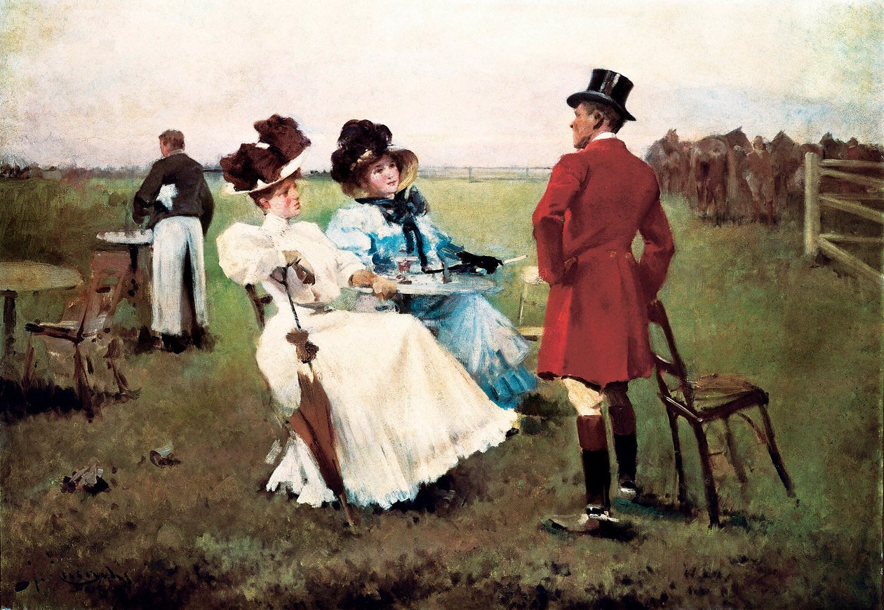 "" يوم في الحملة "لوحة رسمها جوزيب كوزاكس آي كوزاكس (1851-1908). برشلونة. دير مونتسيرات. متحف مونتسيرات. بواسطة Josep Cusachs y Cusachs