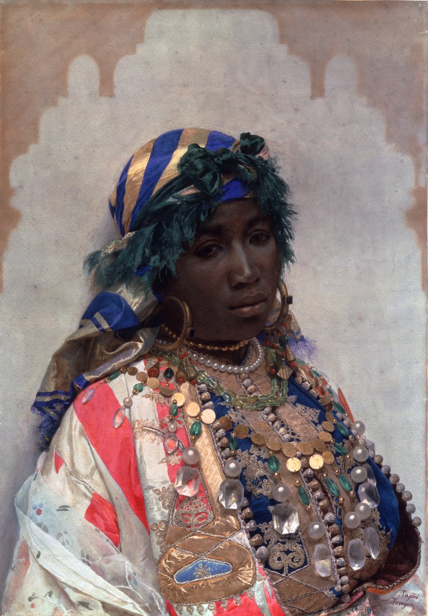 جمال طنجي ، 1876 (مرحاض على ورق) بواسطة جوزيب تابيرو بارو