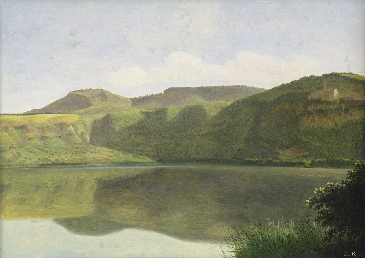 البحر الألباني ، c.1811 (مرحاض على ورق على ورق مقوى) بواسطة جوزيف أوغست كنيب